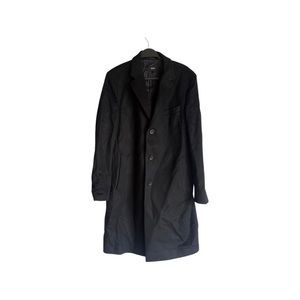 Boss by Hugo Boss wool and Cashmere black long coat size 42L